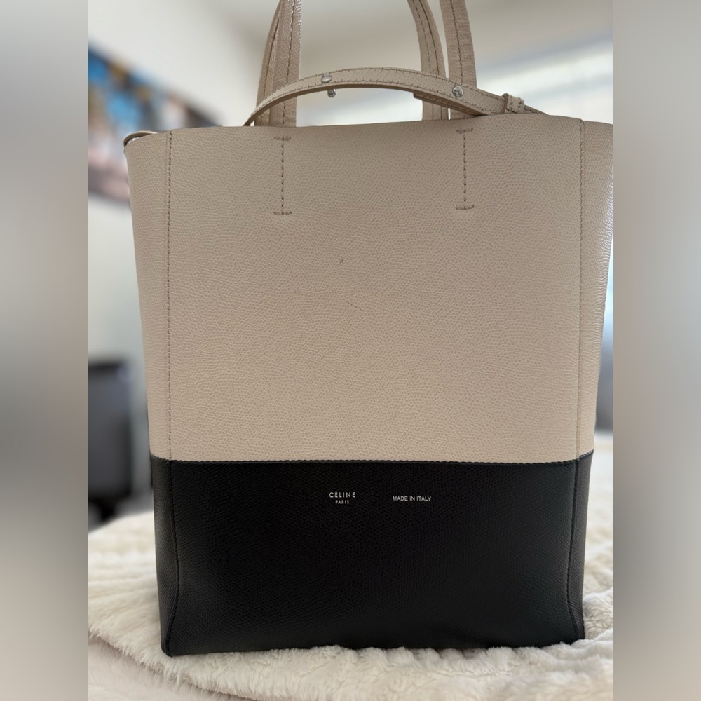 Celine Cabas Leather vertical Tote Bag